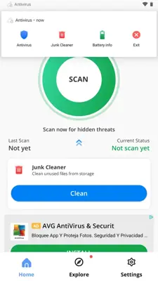 Antivirus Virus Cleaner, Junk android App screenshot 0