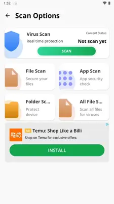 Antivirus Virus Cleaner, Junk android App screenshot 1