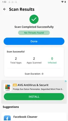 Antivirus Virus Cleaner, Junk android App screenshot 3